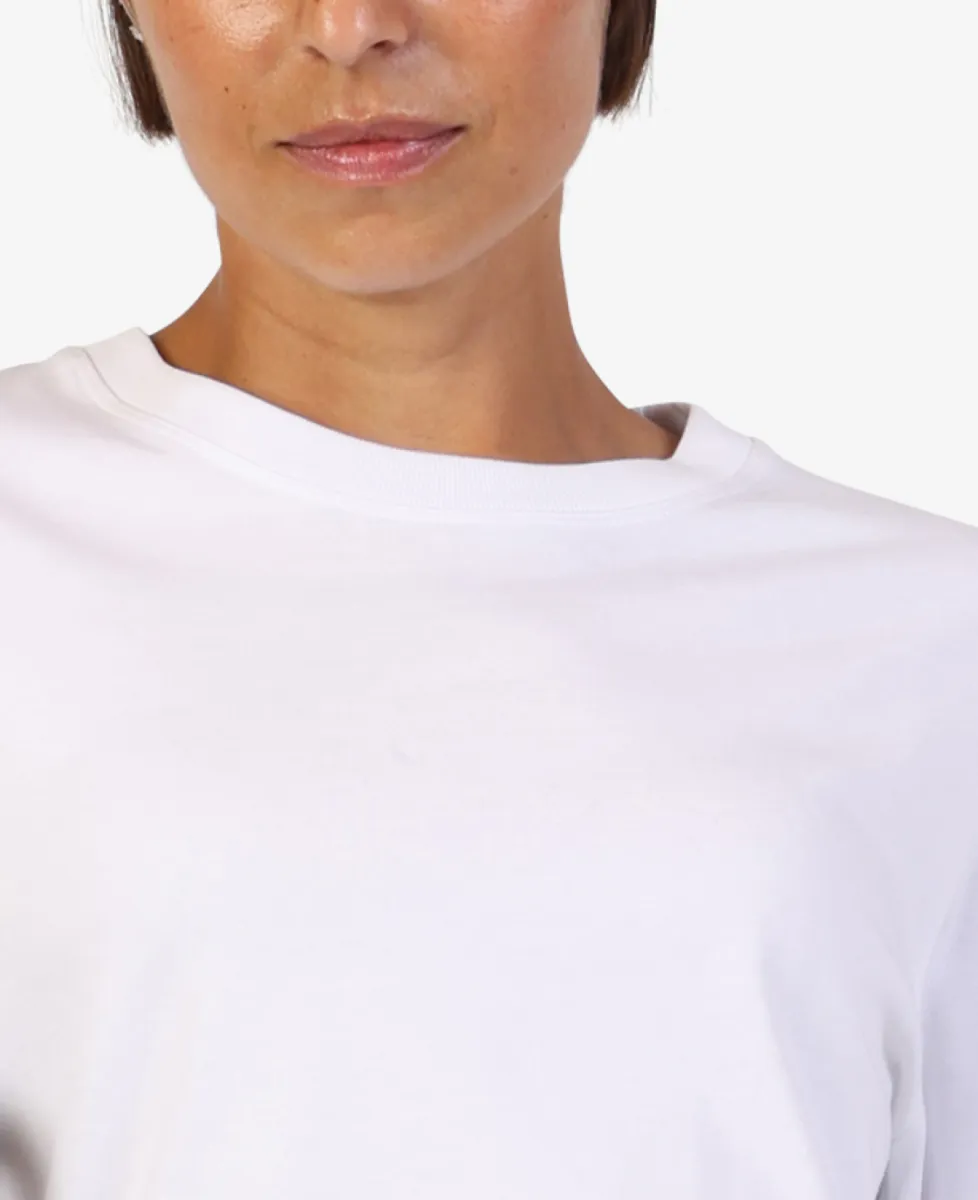 Samsoe Samsoe Tshirt lm - Wit 6 Samsoe Samsoe Samsoe Samsoe Tshirt lm - Wit