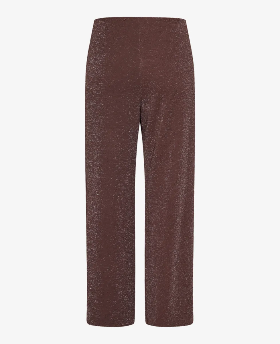 Sisters Point Pantalon glitter - Chocolate/silver 5 Sisters Point Sisters Point Pantalon glitter - Chocolate/silver