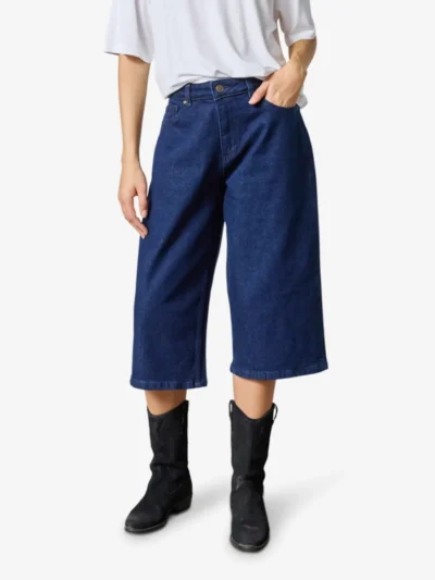 Sisters Point Sisters Point Denim bermuda y - Unwashed blue