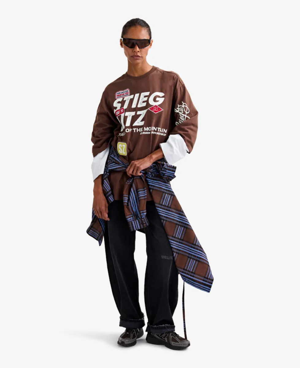 Stieglitz Tshirt km - Brown 2 Stieglitz Stieglitz Tshirt km - Brown