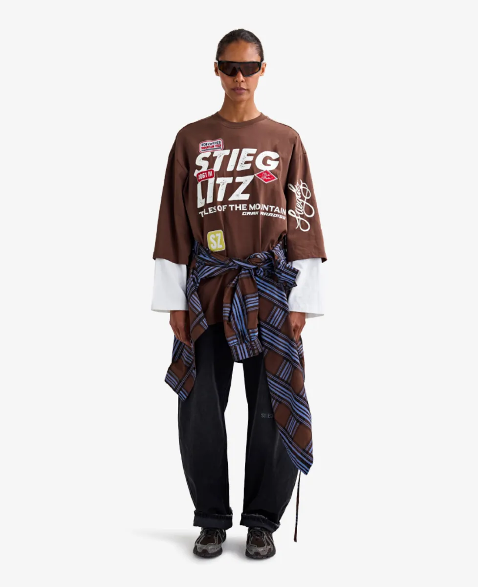 Stieglitz Tshirt km - Brown 3 Stieglitz Stieglitz Tshirt km - Brown