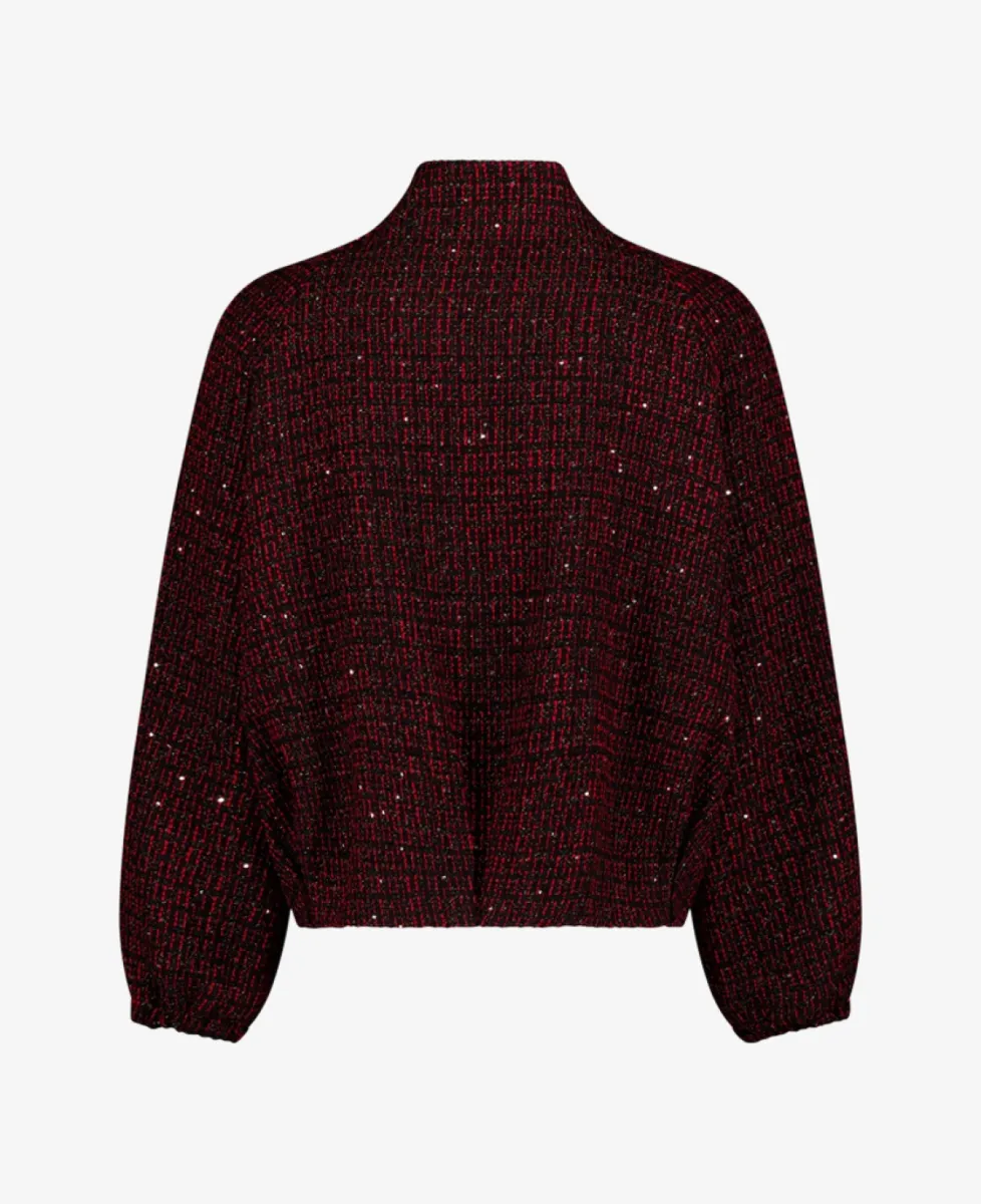Studio Anneloes Bomber - 9041 black/rich red 5 Studio Anneloes Studio Anneloes Bomber - 9041 black/rich red