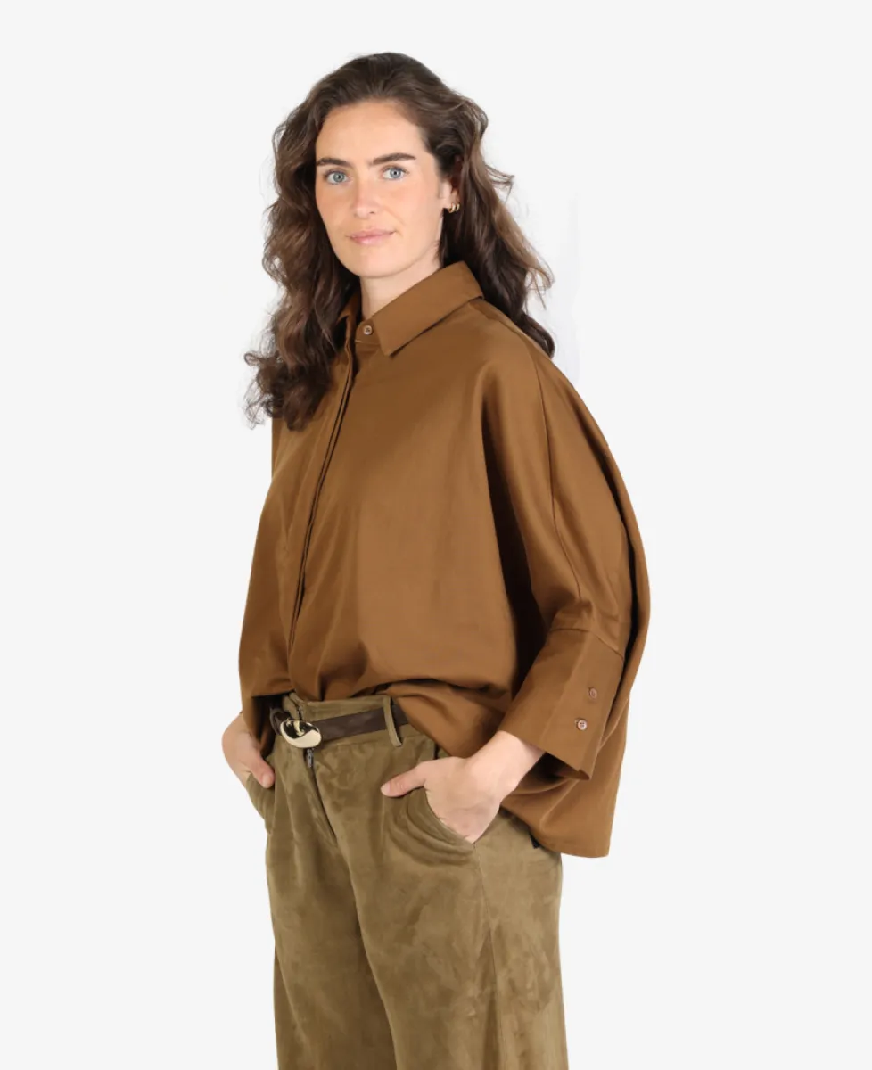 With Black Blouse - Dark Camel 3 With Black With Black Blouse - Dark Camel