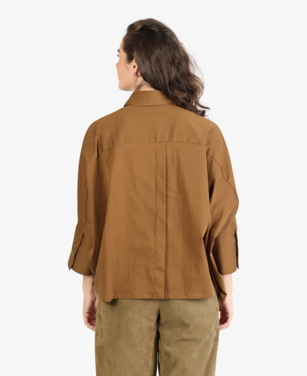 With Black Blouse - Dark Camel 6 With Black With Black Blouse - Dark Camel