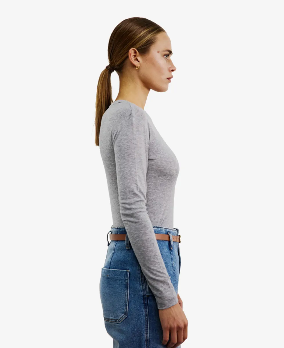 With Black Longsleeve - Grey melange 5 With Black With Black Longsleeve - Grey melange