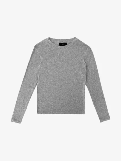 With Black With Black Longsleeve - Grey melange