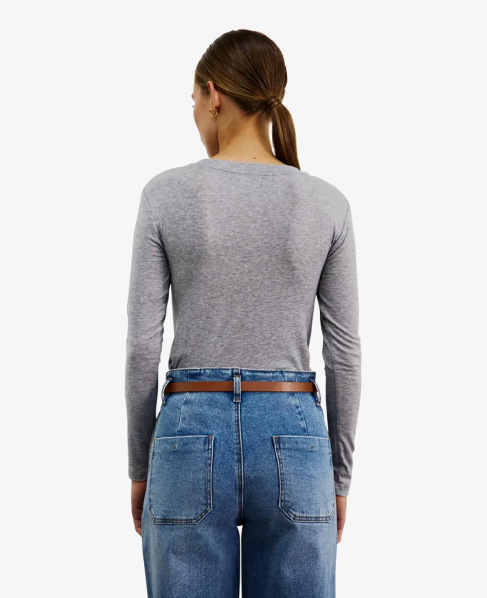 With Black Longsleeve - Grey melange 6 With Black With Black Longsleeve - Grey melange