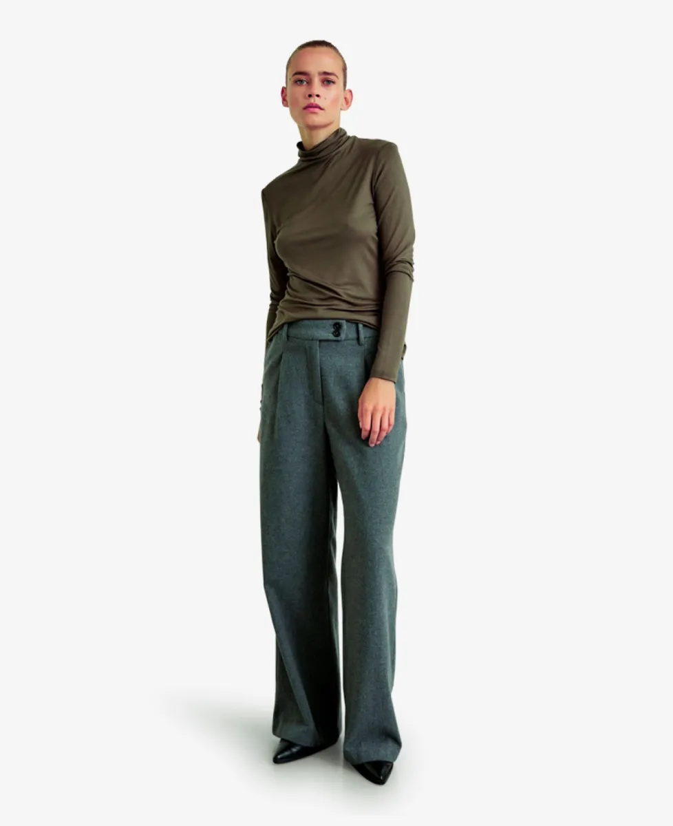 With Black Turtleneck top - Olive night 2 With Black With Black Turtleneck top - Olive night