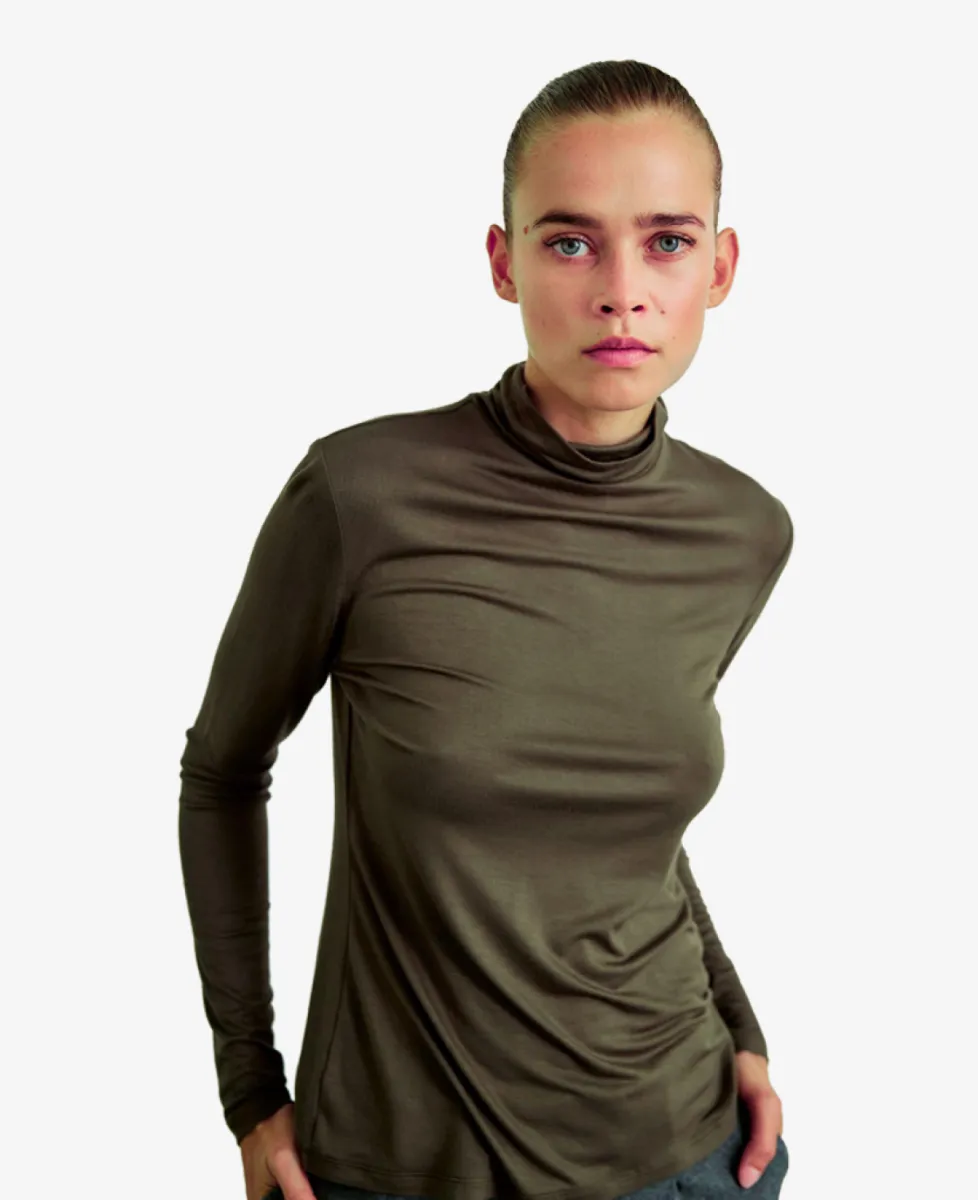 With Black Turtleneck top - Olive night 3 With Black With Black Turtleneck top - Olive night